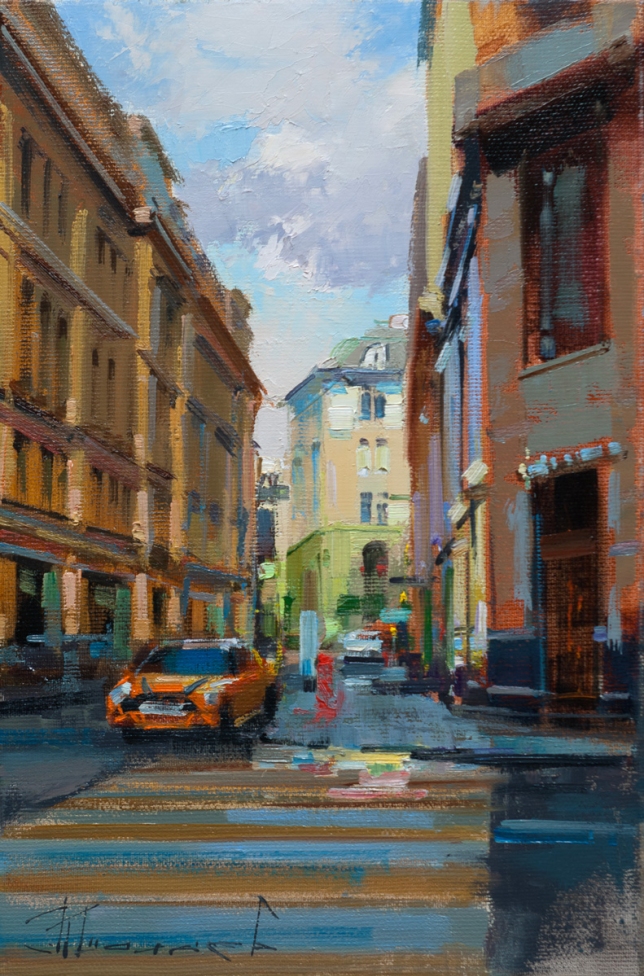 Painting for sale online - The weather has cleared up. Bolshoy Cherkassky Lane.