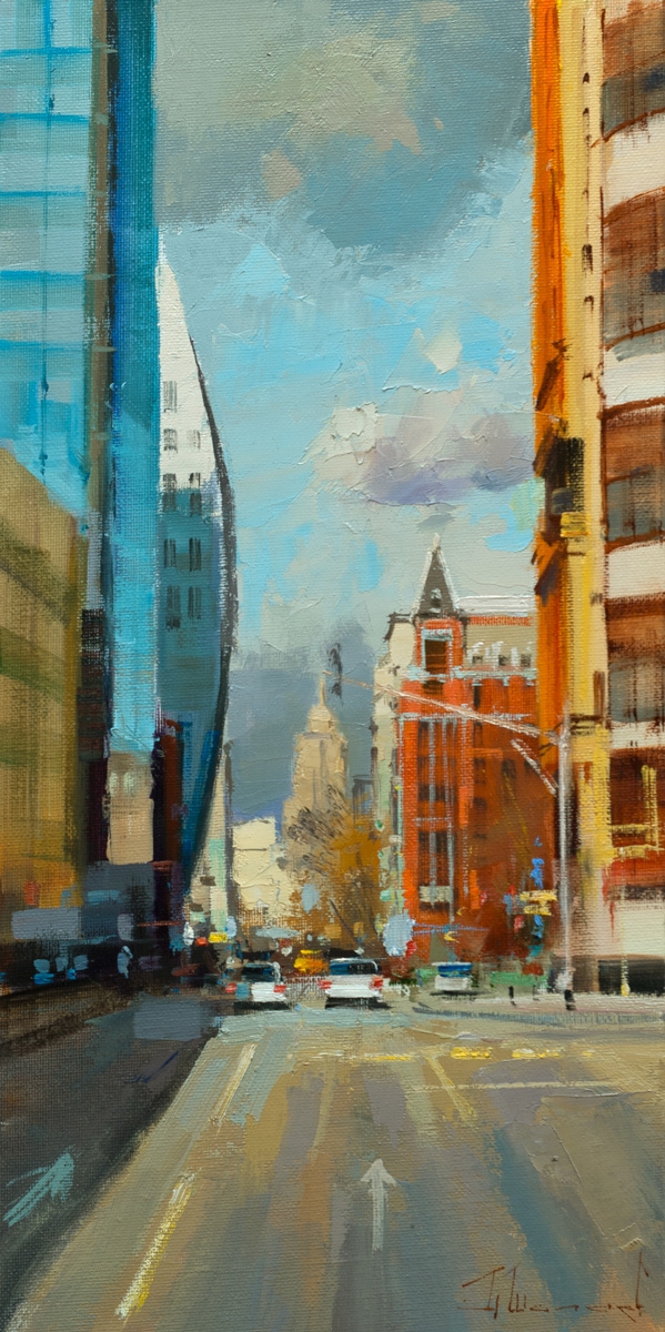 Painting for sale online - The weather has cleared up. Bolshoy Cherkassky Lane.