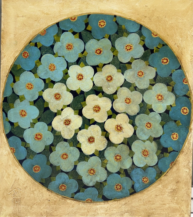 Painting for sale online - Blue meadow