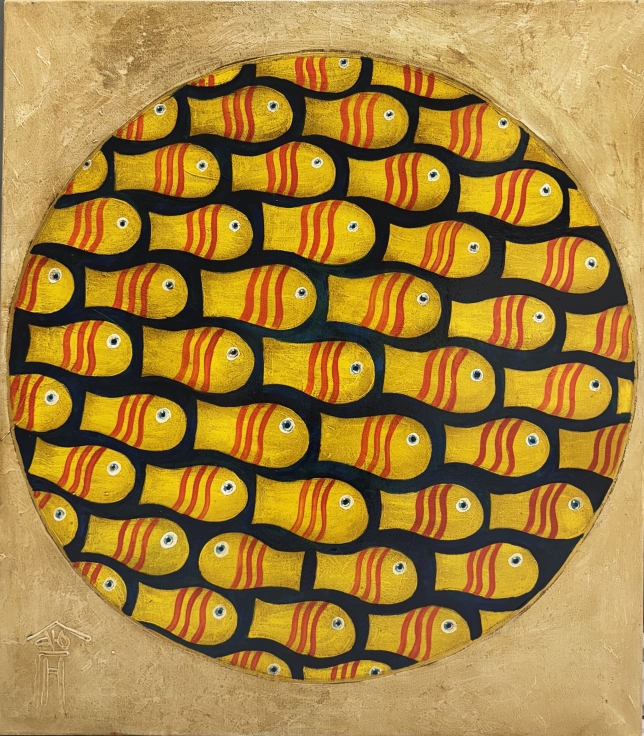 Painting for sale online - Fishes
