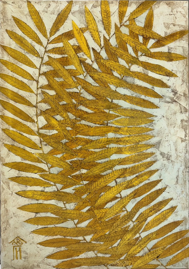 Painting for sale online - Golden branches