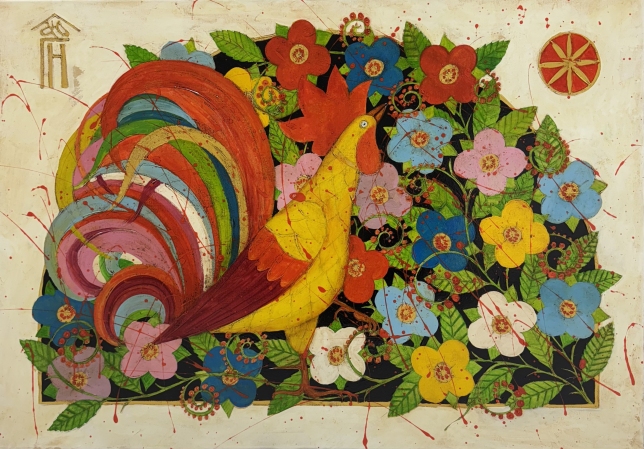 Painting for sale online - Cockerel