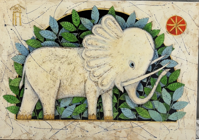Painting for sale online - Elephant