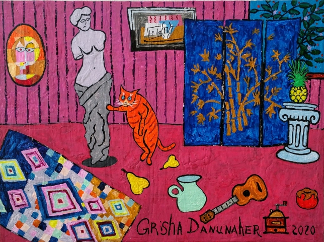 Painting for sale online - Excuse me, where is your toilet?