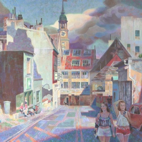 Painting for sale online - City shadows