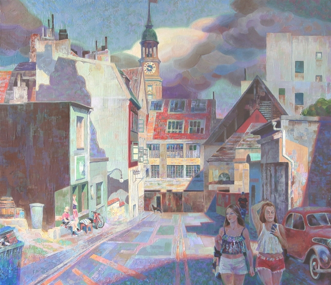 Painting for sale online - City shadows