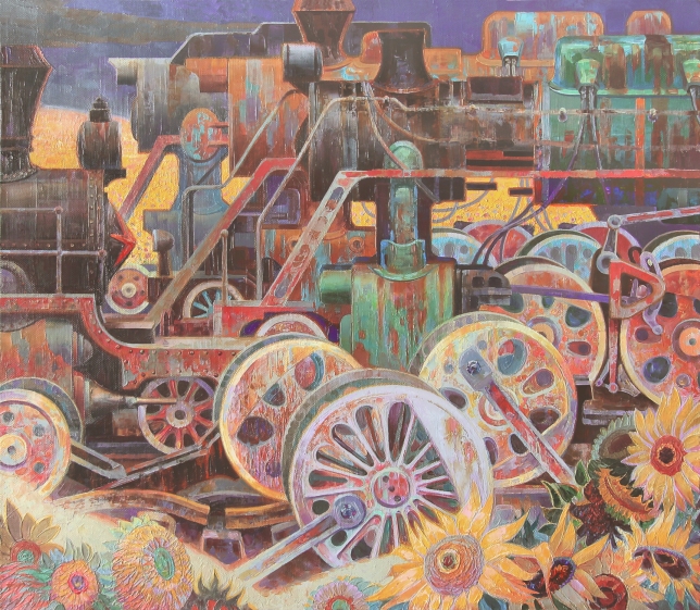 Painting for sale online - Summer steampunk