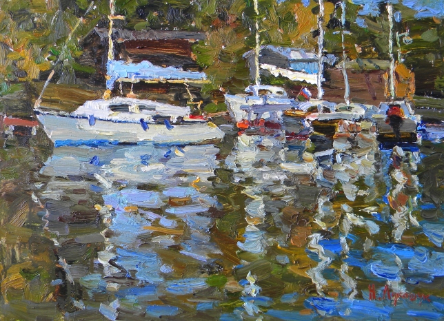 Painting for sale online - The Yacht Club.