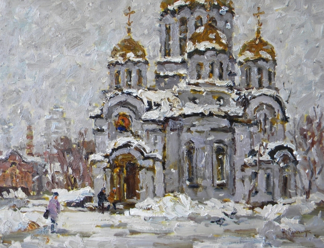 Painting for sale online - The Temple of St. George the Victorious