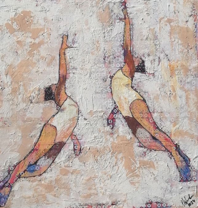 Painting for sale online - Tarusa interweaving