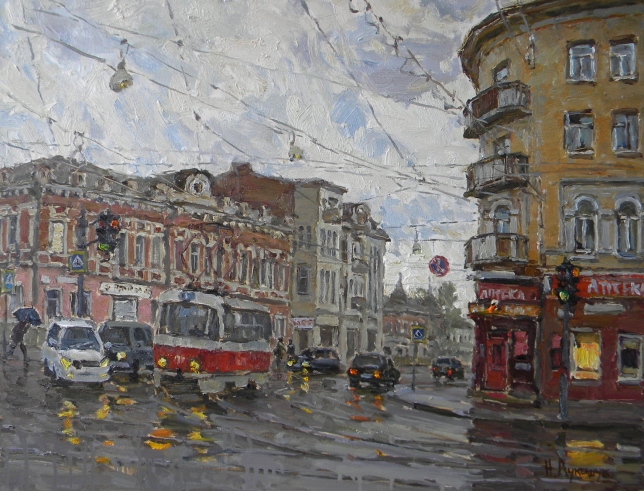 Painting for sale online - The Ventzseka Street.