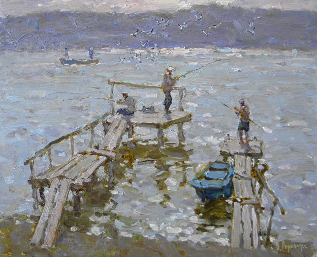 Painting for sale online - The Morning bite in Tsarevshchyna.