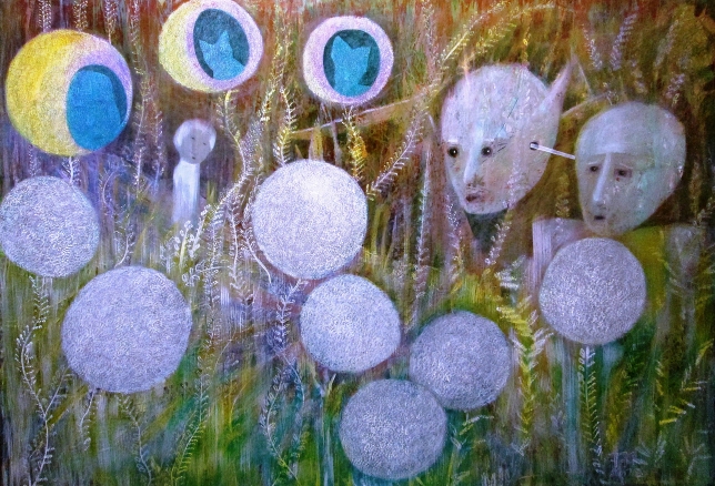 Painting for sale online - Dandelion Dreams