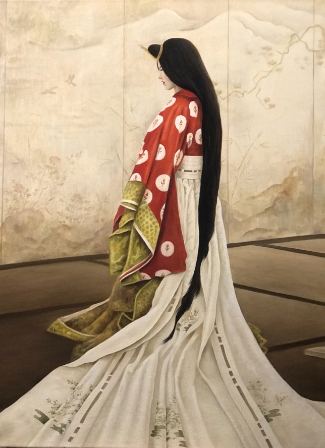 Painting for sale online - Japanese girl