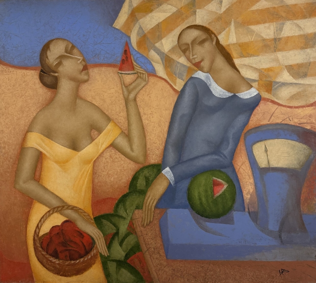 Painting for sale online - Watermelon seeds