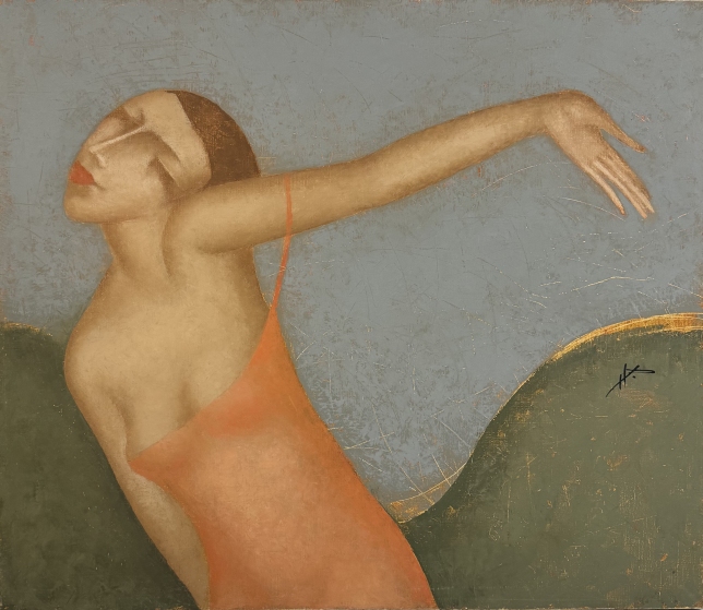 Painting for sale online - Hitch-hiking