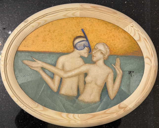 Painting for sale online -  Swimming teacher