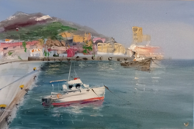 Painting for sale online - boats