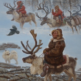 Painting for sale online - A wise raven knows the way