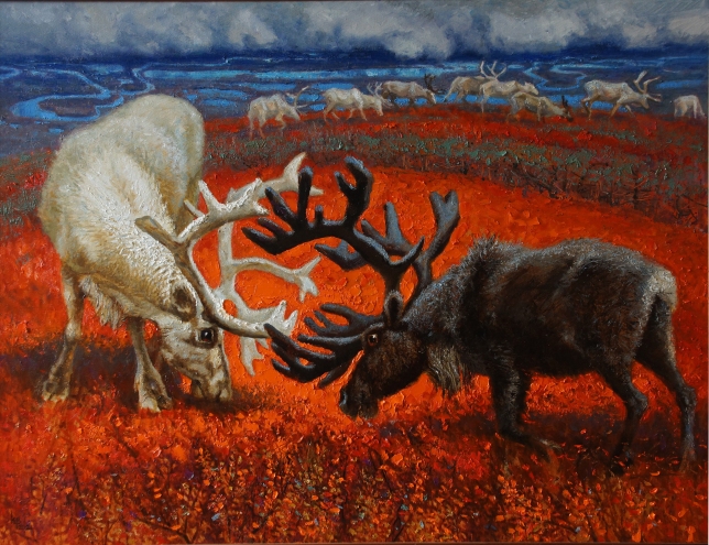 Painting for sale online - The Law of the Tundra