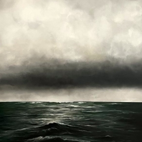 Painting for sale online - Morning of the World. The Celestial Satin series