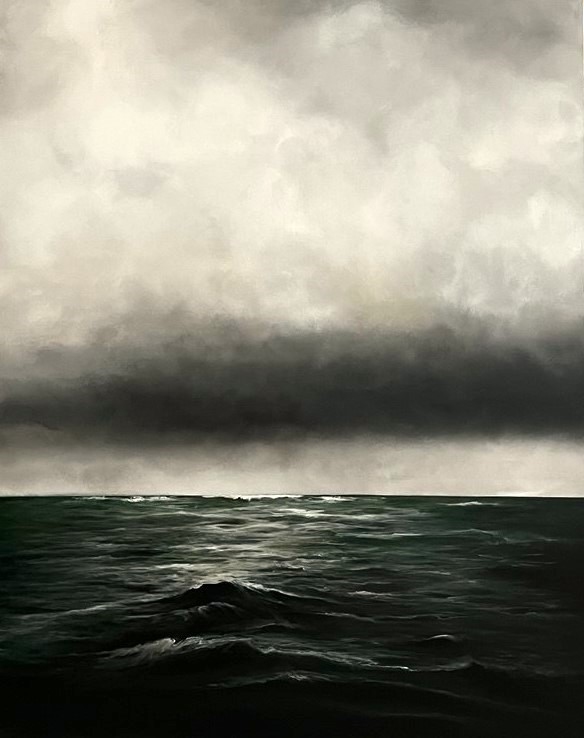 Painting for sale online - Morning of the World. The Celestial Satin series