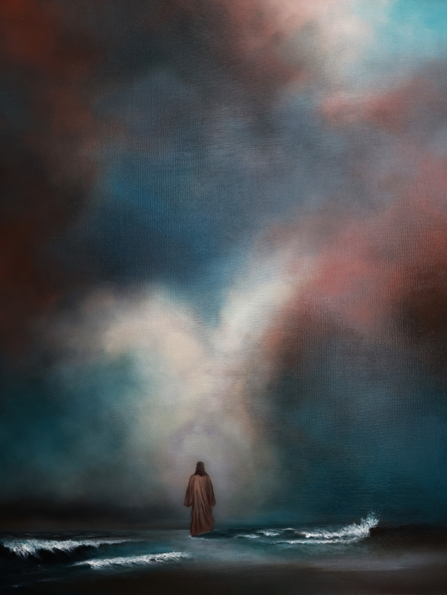 Painting for sale online - Sacred Horizonts. The Celestial Satin series