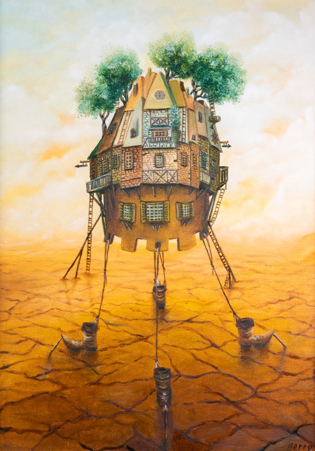 Painting for sale online - At the crossroads