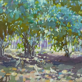 Painting for sale online - Sunbeams