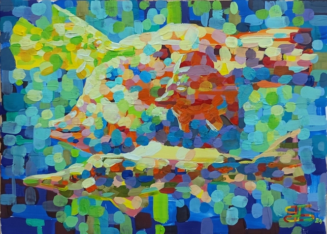 Painting for sale online - In the flow