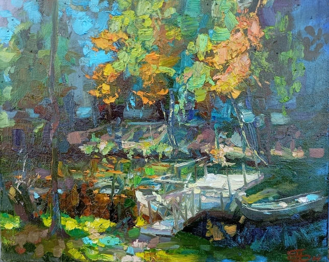 Painting for sale online - Pier