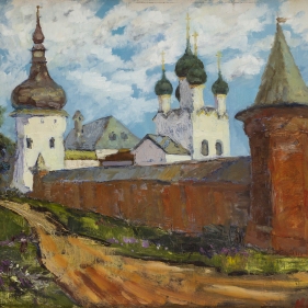 Painting for sale online - Russian Fortress Rostov Velikiy