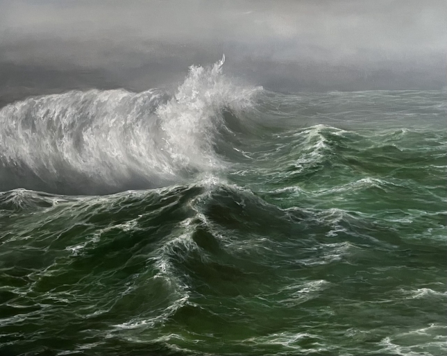 Painting for sale online - Unchained. Seascape series.