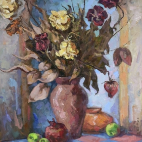 Painting for sale online - Bouquet of roses