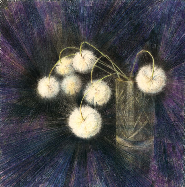 Painting for sale online - CONSTELLATIONS. POLAR DANDELIONS