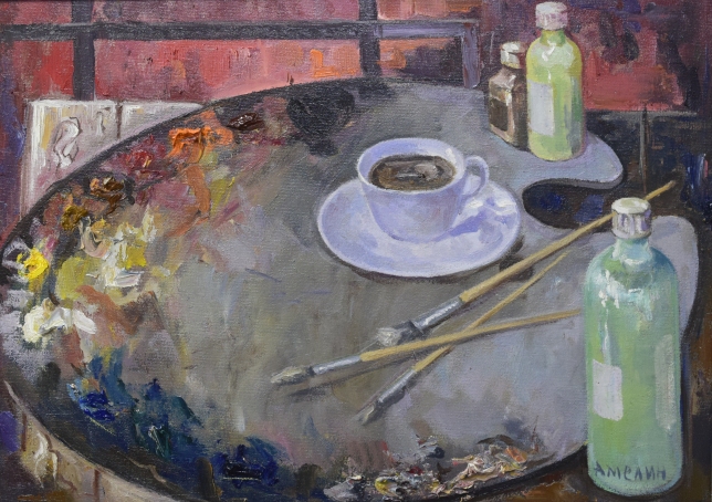 Painting for sale online - A cup of coffee