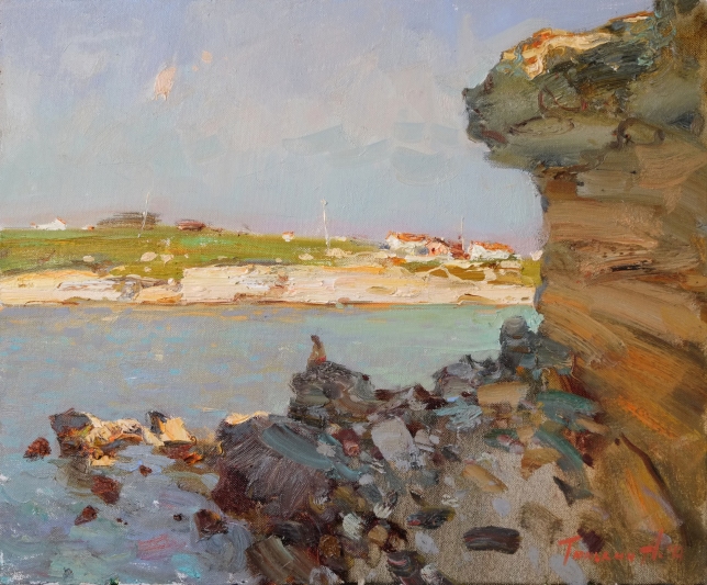 Painting for sale online - Evening by the sea