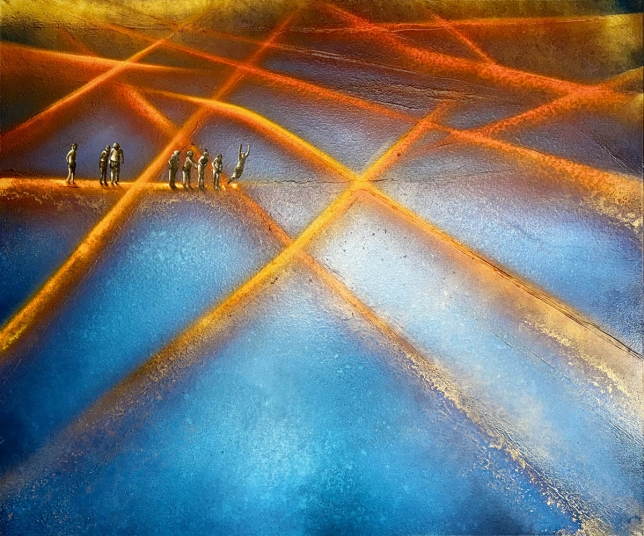 Painting for sale online - Navigating the Fields of God