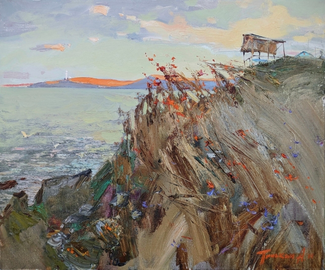 Painting for sale online - Golden Evening of Azov