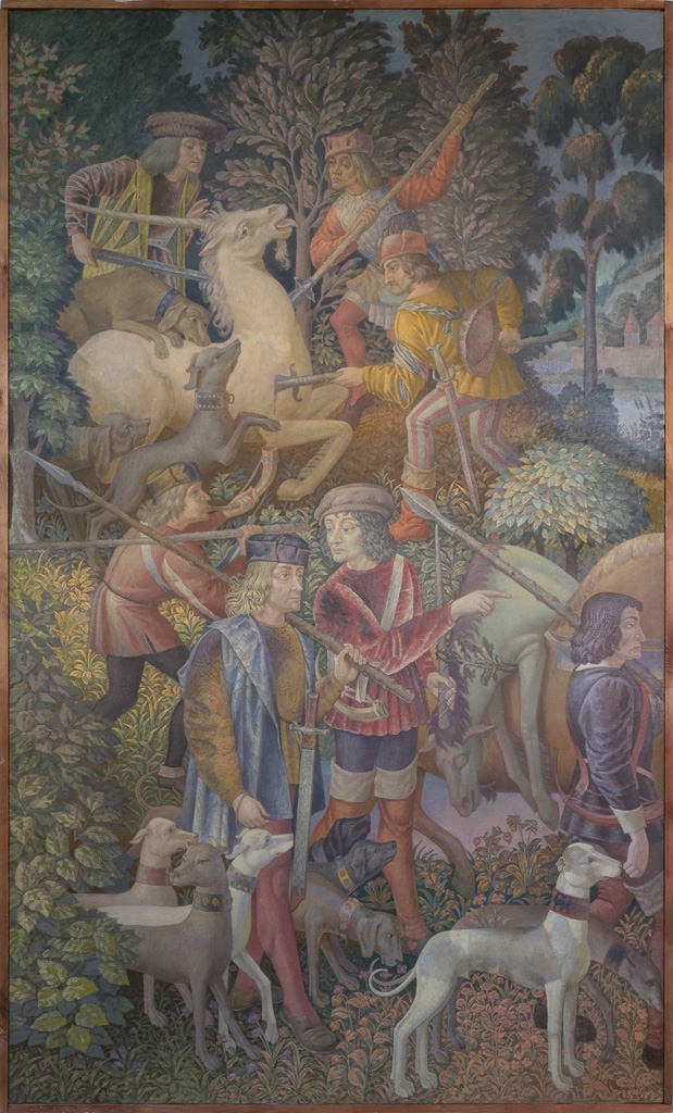 Painting for sale online - Wild hunt