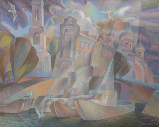 Painting for sale online - City of Seagulls