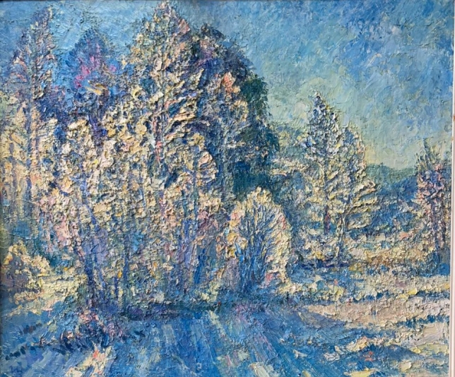 Painting for sale online - Frost and sun