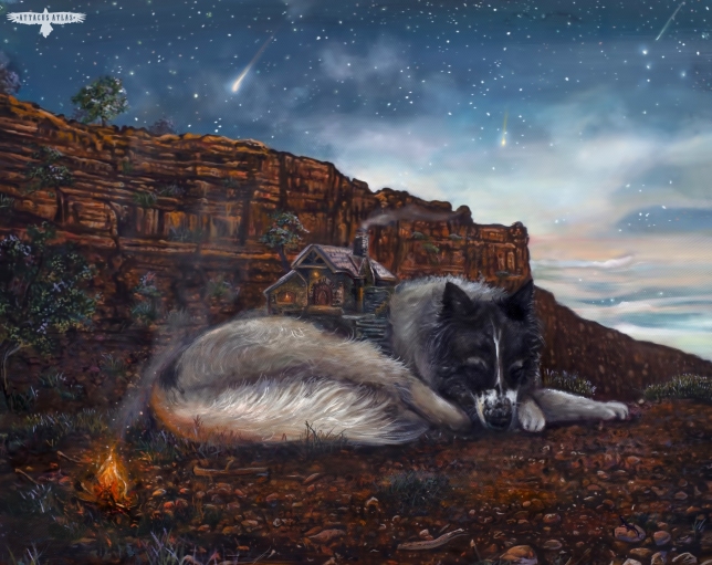 Painting for sale online - Evening in the Canyon