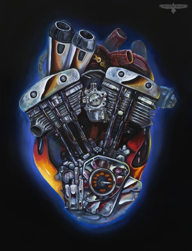 Painting for sale online - Moto-heart