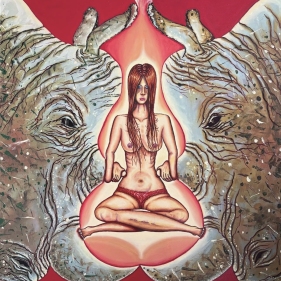 Painting for sale online - Woman of Fire