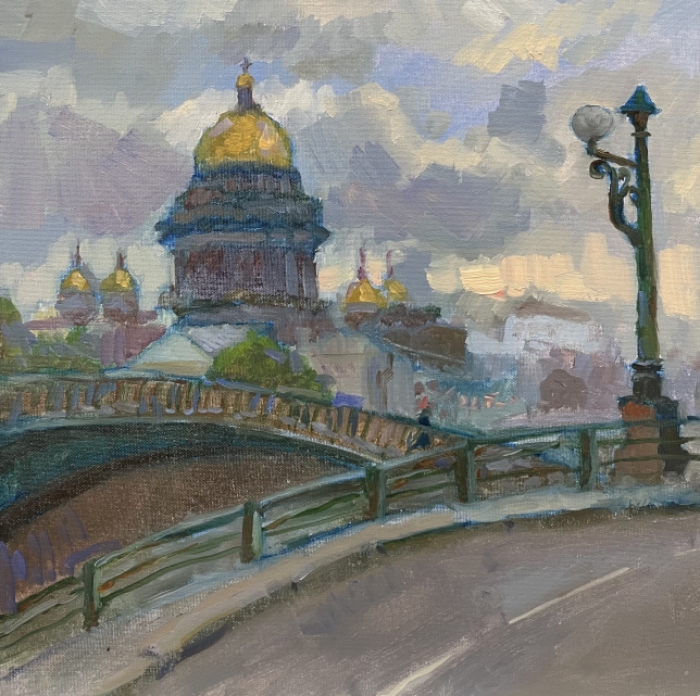 Painting for sale online - Unsteady skies of St.Petersburg
