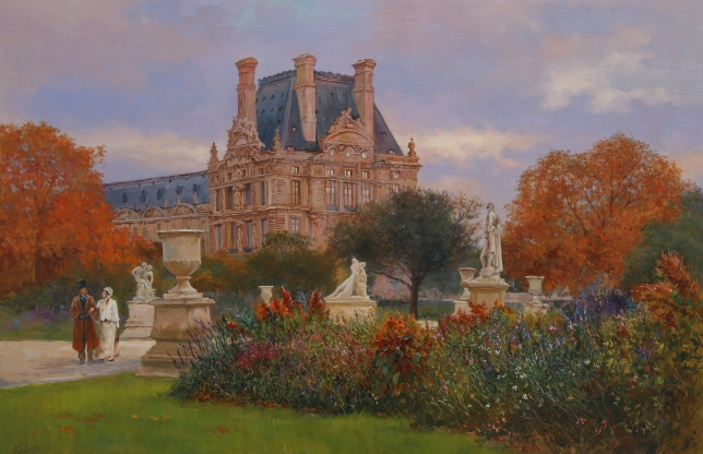 Painting for sale online - Tuileries Garden