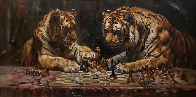 Painting for sale online - Games of the Mind