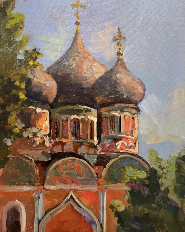 Painting for sale online - Church of the Intercession of the Virgin in Izmailovo