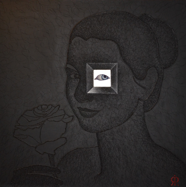 Painting for sale online - Rose scent contemplation